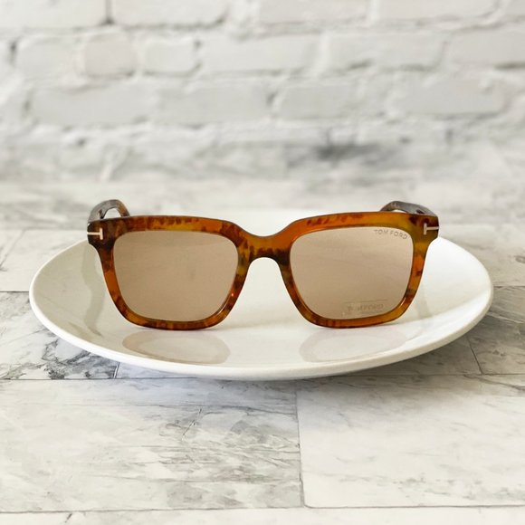 NEW Tom Ford 53mm Square Sunglasses - Picture 5 of 6